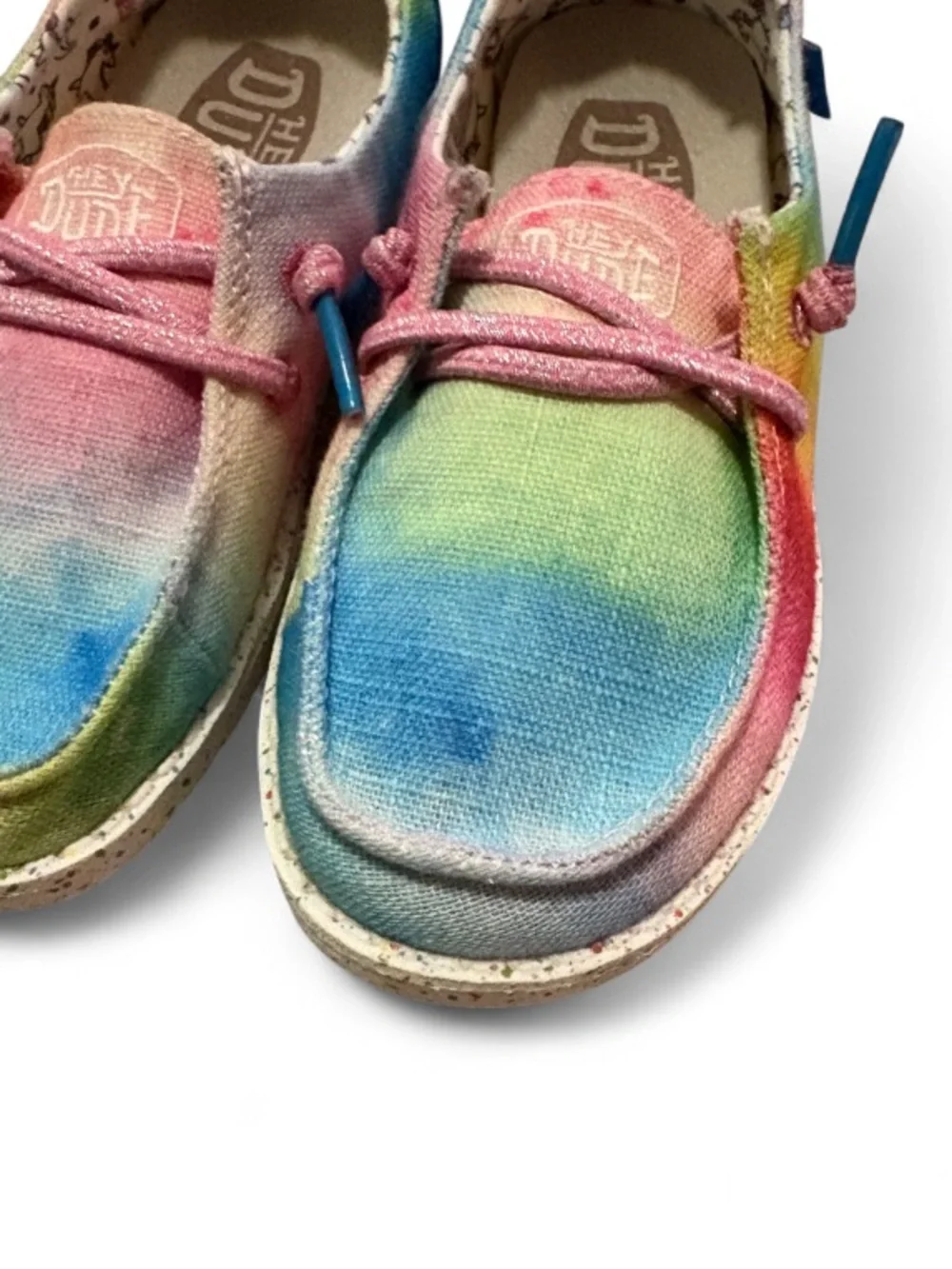 Hey Dude Wendy Toddler Dreamer Tie Dye Slip-On Moc-Toe Shoes
